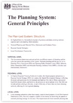 The Planning System - General Principles